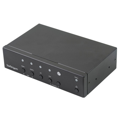 HDVGADP2HD - StarTech 2x HDMI VGA DP 4K HDMI Converter