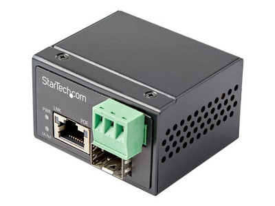 StarTech PoE+ Industrial Media Converter 30W Copper for IMC1GSFP30W - Compatible with Industrial Networks