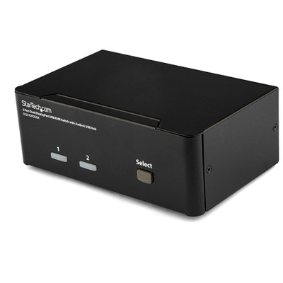 SV231DPDDUA2 - StarTech 2-Port DisplayPort Dual Monitor 4K KVM Switch