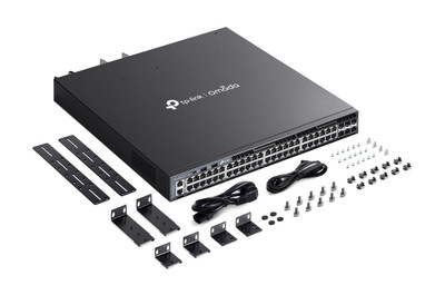 TP-LINK SG6654X Fully Managed Layer3 Switch 54 Port 48x 1 GbE 6x SFP+ 19 Omada - Network Switch for Data Centers