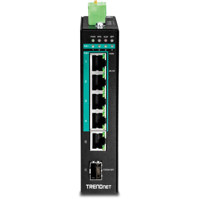 TIPG541 - TRENDnet 5-Port Industrial PoE Switch