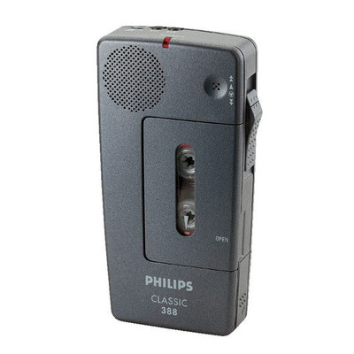 PSPLFH038800B - Philips Pocket Memo 388 Handheld Voice Recorder, durable casing, 30 min audio