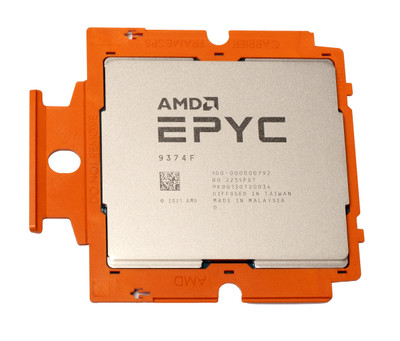 AMD EPYC 9374F 32-Core 3.8GHz Processor for Socket SP5 - SKU 100-100000792WOF - Server CPU