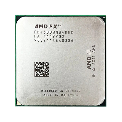 AMD FX-4300 Quad-Core 3.8GHz Processor for Socket AM3+ - FD4300WMHKBOX - CPU compatible with AM3+ motherboards