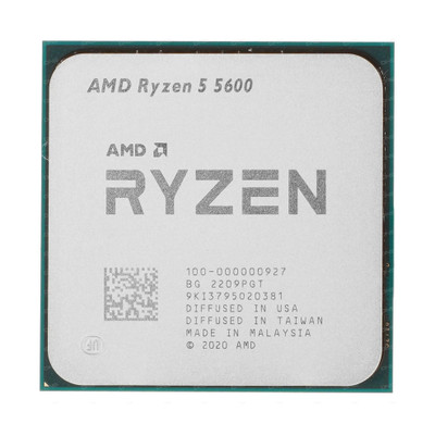 AMD Ryzen 5 5600 6-Core 3.5GHz Processor for Socket AM4 - High-performance CPU compatible with AM4 motherboards