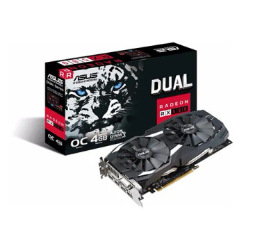 ASUS Radeon RX 580 4GB GDDR5 Graphics Card for PCI Express 3.0 x16 - DUAL-RX580-O4G