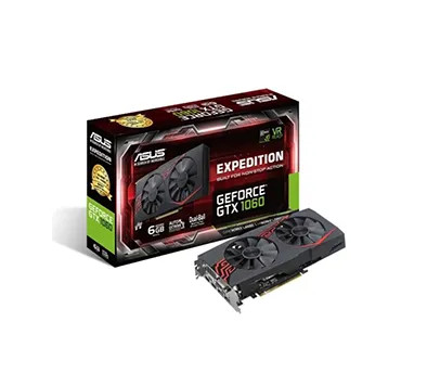 EX-GTX1060-6G - ASUS GeForce GTX 1060 6GB GDDR5 PCI Express Graphics Card