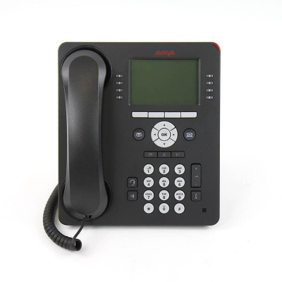 700504842 - Avaya 9508 8-Line IP Phone, business desk phone with VoIP support.