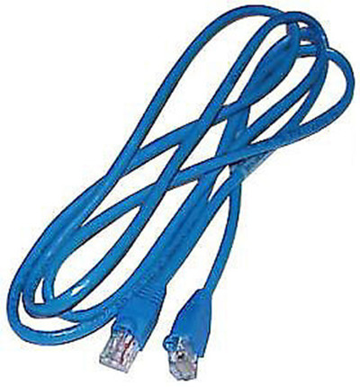 Cisco 6 ft RJ-45 Blue Color Cable for DSU/CSU, compatible with Cisco networking equipment, used for data transmission.