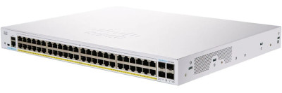 Cisco CBS250-48PP-4G-NA Nexus Network Switch, 48 Ports, PoE+, 4 Gigabit SFP, for Networking Racks