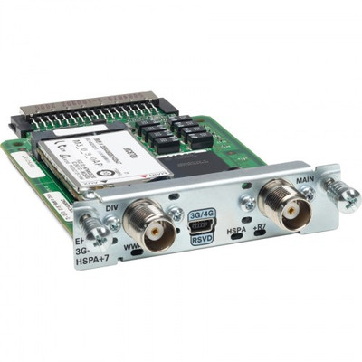 Cisco EHWIC-3GHSPA+7A Wireless WAN Interface Card for High-Speed WAN, compatible with Cisco routers