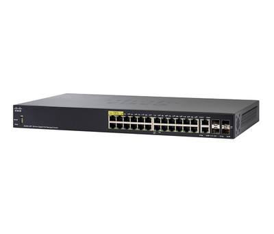 SG350-28P-K9 - Cisco SG350-28P 28-Port Gigabit PoE+ Layer 3 Switch