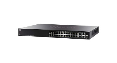 SRW224G4P-K9-NA - Cisco 24-Port Gigabit PoE Network Switch