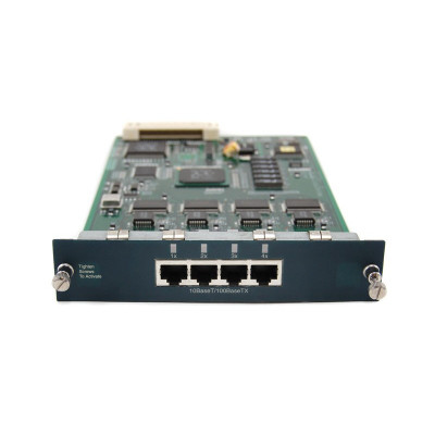 Cisco WS-X2914-XL-V 4-port 10/100 ISL/802.1Q Switch Module for Networking Routers