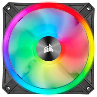 Corsair 140mm RGB Dual Fan Kit for iCUE QL140, CO-9050100-WW, compatible with iCUE QL140, 140mm size, RGB design