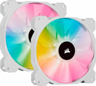 Corsair RGB ELITE Performance White PWM Fan SP140 for iCUE - CO-9050139-WW - Cooling fan compatible with iCUE software