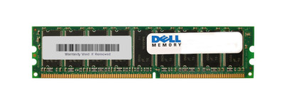 Dell 1GB PC3200 DDR-400MHz ECC Unbuffered 184-Pin DIMM Memory Module for Servers