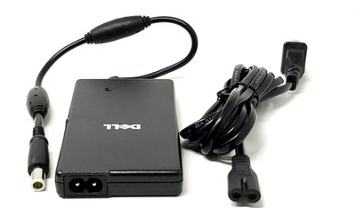 310-9051 - Dell 65-Watt Auto/Air/AC Adapter, versatile power supply for Dell laptops.