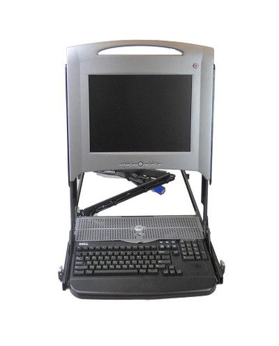 Dell KMM 15-inch LCD RM Rapid Rails for GK545 - Server Rack Mounted Keyboard Monitor compatible with Dell servers