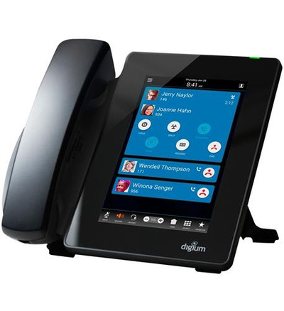 Digium D80 7-inch Multitouch Screen IP Phone for Business Communications