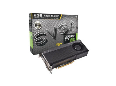 EVGA GeForce GTX 650 Ti Boost 2GB GDDR5 Graphics Card for Dual DVI/HDMI/Display Port, SLI Supported - 02G-P4-3657-AR