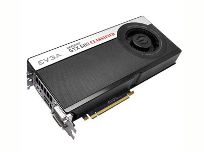 EVGA GeForce GTX 680 Classified 4GB GDDR5 Graphics Card for PCI-Express 3.0 x16 - Dual DVI - SKU: 04G-P4-3688-RX