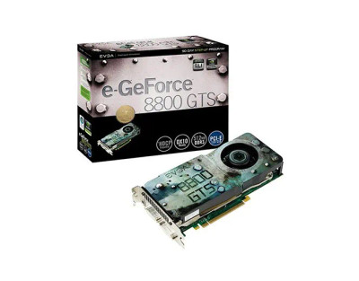 EVGA e-GeForce 8800 GTS 512MB DDR3 PCI Express 2.0 graphics card for high-performance gaming