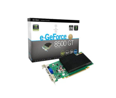 EVGA e-GeForce 8500 GT 256MB DDR2 PCI Express Video Graphics Card - 256-P2-N741-KR - Compatible with PCI Express slots