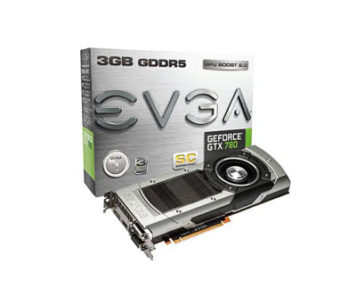 EVGA GeForce GTX 780 SuperClocked 3GB GDDR5 384-Bit Video Card for PCI Express 3.0