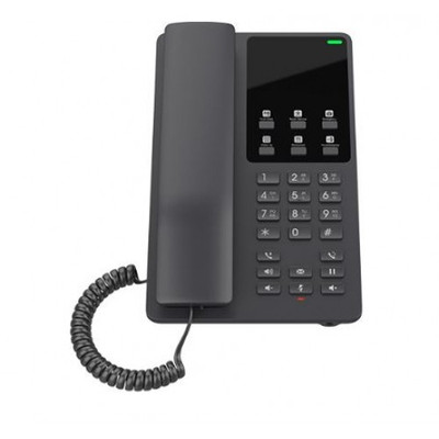 Grandstream GHP621W 2-Lines Hotel IP Phone white color for hotel room communication