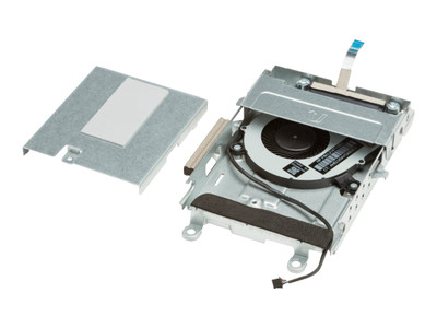 HP Hard Drive Cage Assy 5003-0974 for ProLiant DL360p Gen8 servers - mounted in server rack.