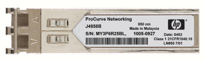 JC876A - HP 1Gb 1000Base-SX 850nm 550m LC SFP Transceiver