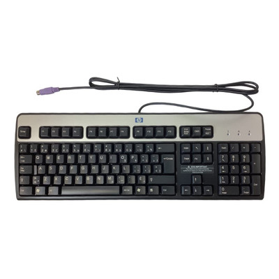 HP PS/2 French Canadian Keyboard with 2-tone Vista Key, part number 434820-121, for office or personal computer use