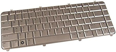 HP Swiss Silver Laptop Keyboard 480669-BG1, compatible with HP laptops, sleek design, Swiss layout