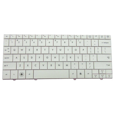537753-001 - HP Mini 110 Glossy White US Laptop Keyboard