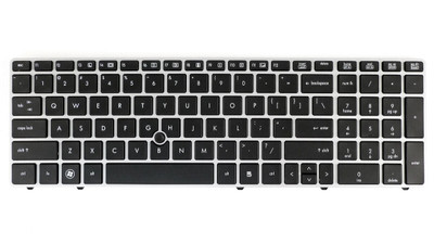 701986-031 - HP 8560p 8570p UK Layout Laptop Keyboard