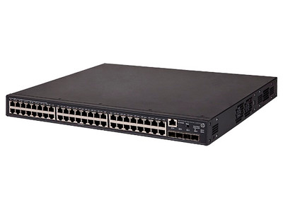HPE 5130-48G-POE+-4SFP+ 48-Port Ethernet Switch, Rack-mountable, 4x SFP+ Ports, Layer3, JG937-61001