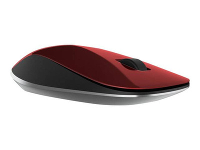 HP Z4000 Red Wireless Mouse - Sleek design, compact size, compatible with HP devices