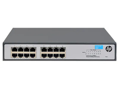 JH016A - HPE OfficeConnect 1420-16G 16-Port Gigabit Unmanaged Network Switch
