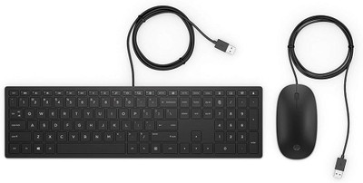 J2X04AA - HP USB Wired Keyboard Mouse Combo Optical