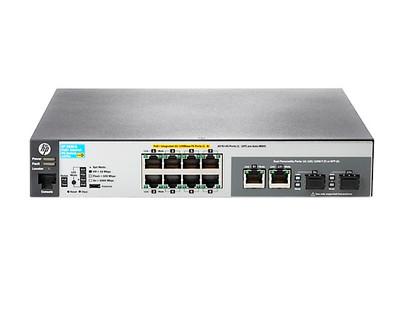 JL070A - HPE 8-Port PoE+ 2-Port RJ45/SFP Layer 2 Managed Switch