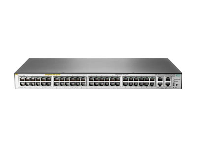 HP Officeconnect 1850 48G 4XGT PoE+ Switch, 48 RJ-45 Ports, Layer 2, Rack-Mountable, 10 Gigabit SFP+, Managed - JL173A