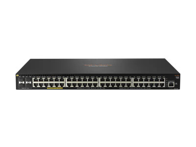 HP Aruba 2930f 48-Port PoE+ Ethernet Switch JL559A Rack-mountable with 4x SFP+ Ports