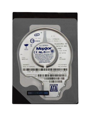 40Y8870 - IBM 40GB 7200RPM SATA 3.5" HDD