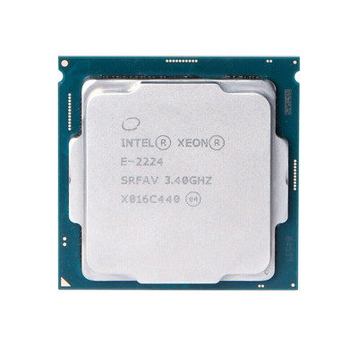 E-2224 Intel Xeon Quad-Core 3.40GHz processor for FCLGA1151 socket - compatible with server applications