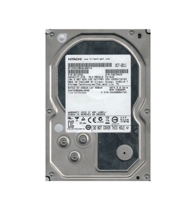0F15331 - HGST 2TB 7200RPM SATA 6Gb/s 3.5" HDD