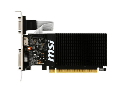GT7102GD3HLP - MSI 2GB GeForce GT 710 DDR3 PCIe Graphics Card