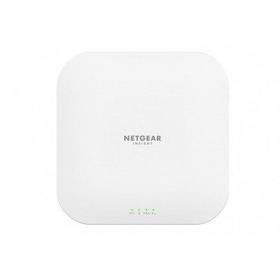 Netgear AX5400 Dual Band 802.11ax Wireless Access Point for WAX625-100NAS in white - mounted in an office setting
