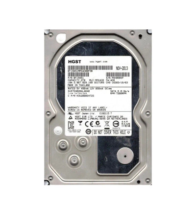 0F19451 - HGST 2TB 7200RPM SATA 6Gb/s 3.5" HDD