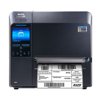 SATO CL6NX Plus Barcode Label Printer WWCLPA001 for industrial labeling applications